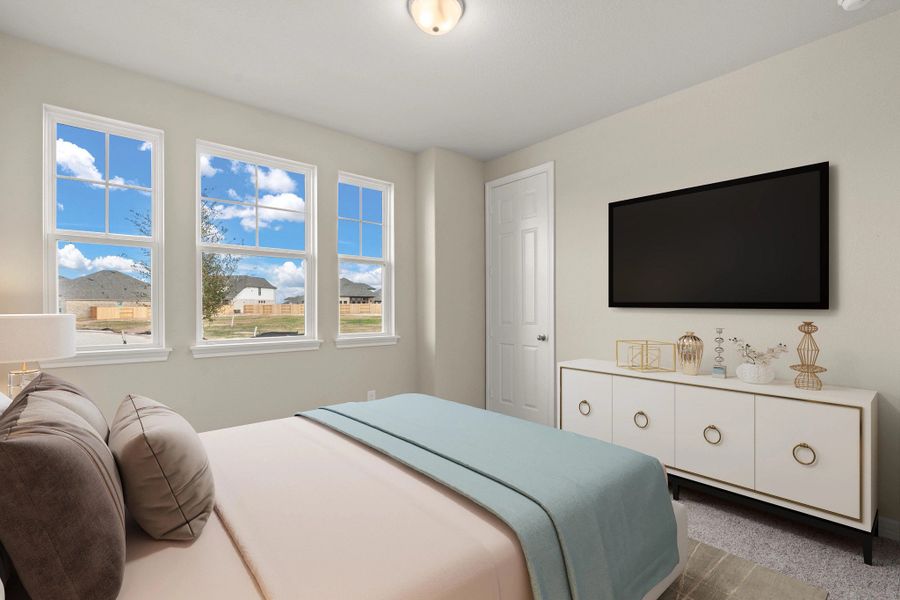 Furnished interior view inside a new home in Sunterra Lakes, Brookshire (Image 8). Furnished interior view inside a new home in Sunterra Lakes, Brookshire (Image 8).