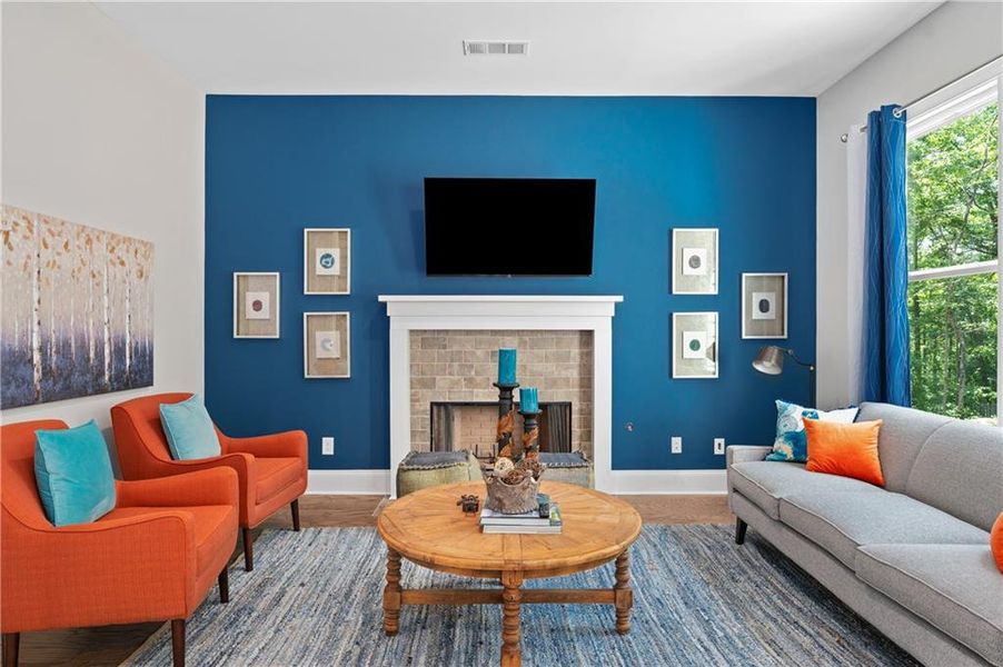 Furnished interior view inside a new home in , Cumming (Image 52).