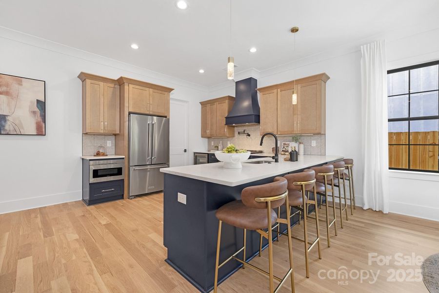 Furnished interior view inside a new home in , Charlotte (Image 10).