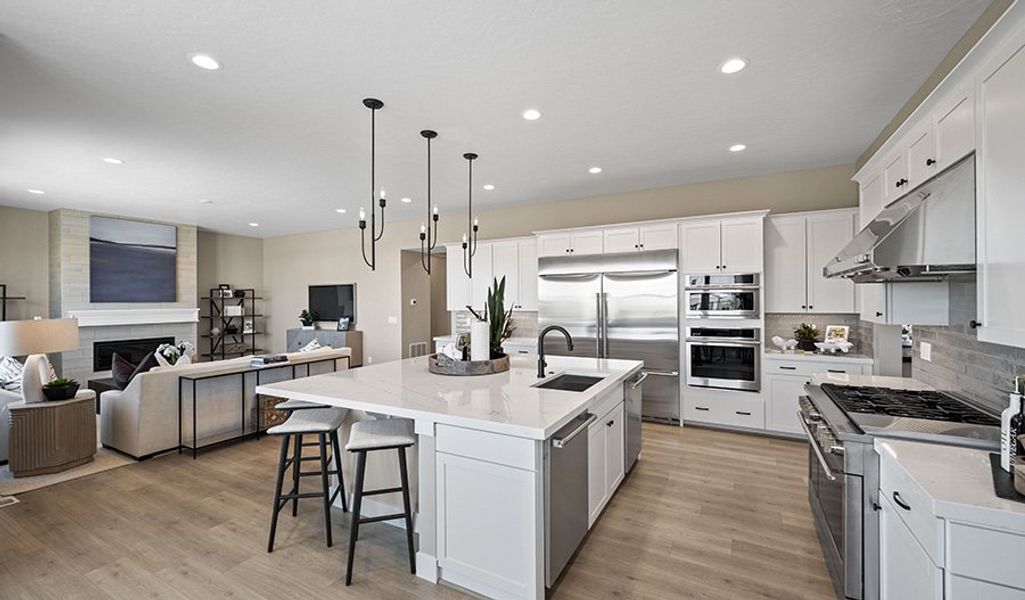 Harmon-Lot22-TetonRanch Kitchen