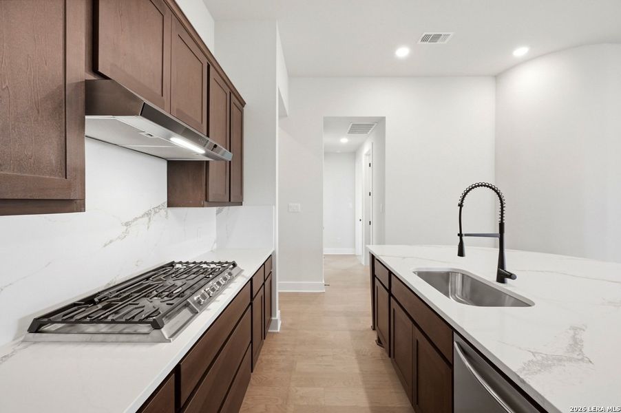 Furnished interior view inside a new home in Prominence, San Antonio (Image 14).