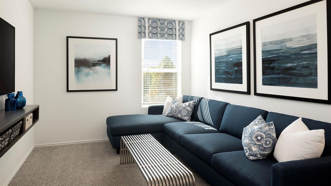 Furnished interior view inside a new home in Woodfield Preserve, Georgetown (Image 8).
