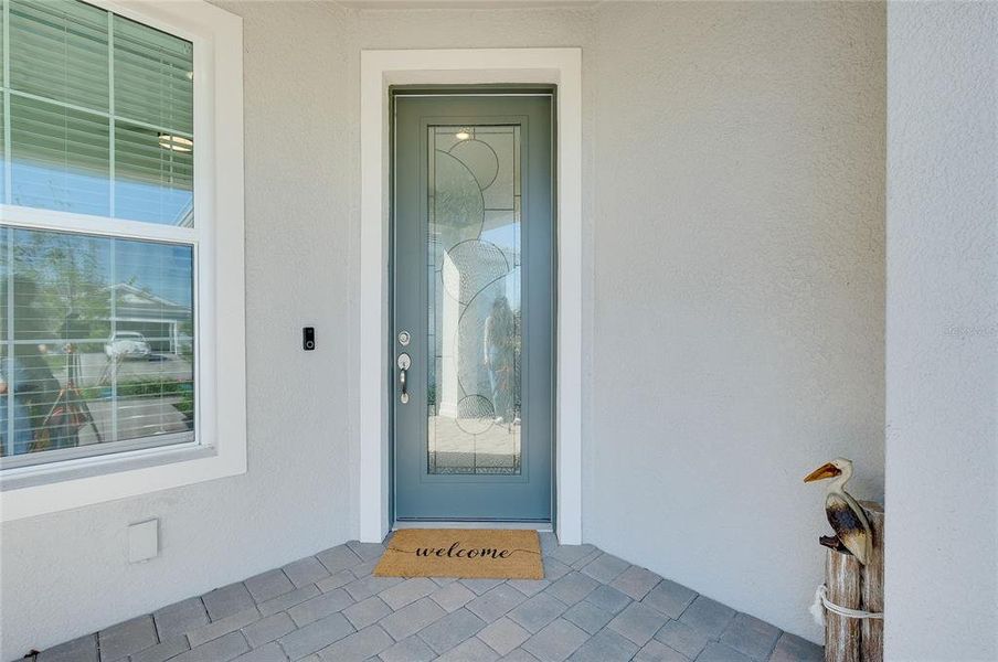 Exterior details and patio area of a home in BeachWalk by Manasota Key, Englewood (Image 4).