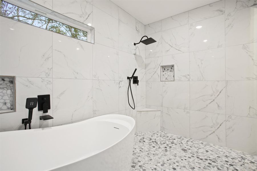 A second view of the shower room