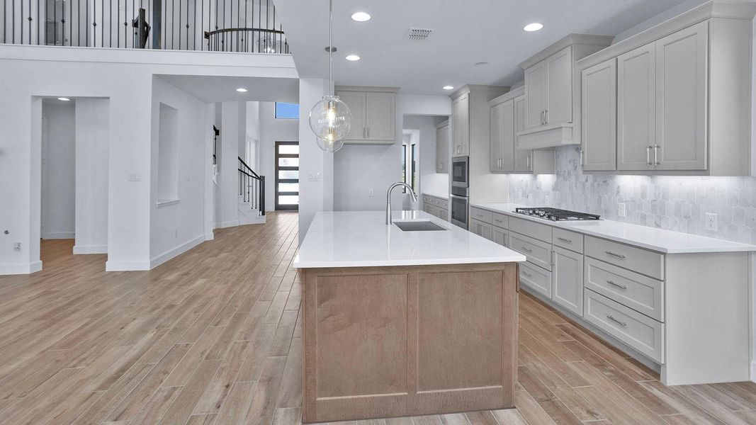 Furnished interior view inside a new home in Everly, Tomball (Image 6).