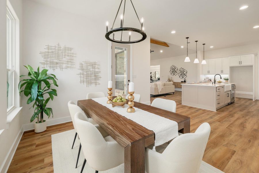 Furnished interior view inside a new home in , Liberty Hill (Image 10).