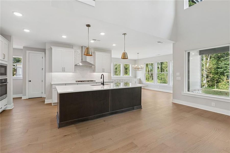 Furnished interior view inside a new home in Settingdown Farms, Cumming (Image 8).