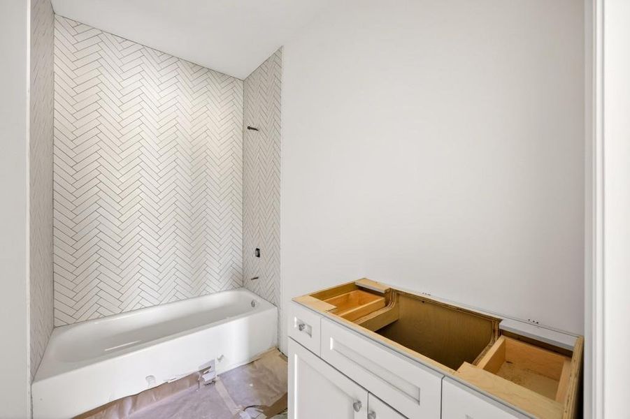 In-progress construction of a new home in , Marietta, GA (Image 17).