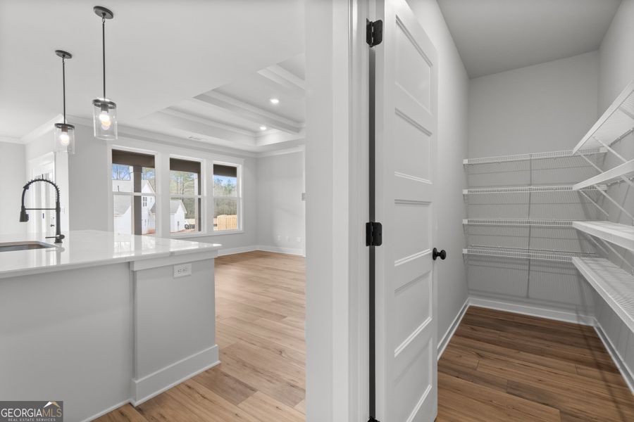 Furnished interior view inside a new home in Rosewood Lake Preserve, Hoschton (Image 11).