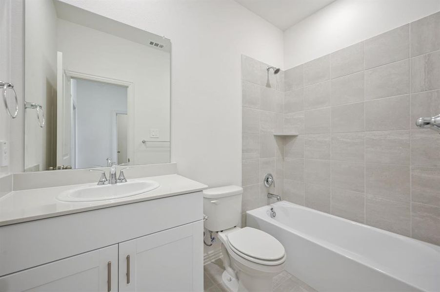 Furnished interior view inside a new home in Lakehaven - Premier Series, Farmersville (Image 13).