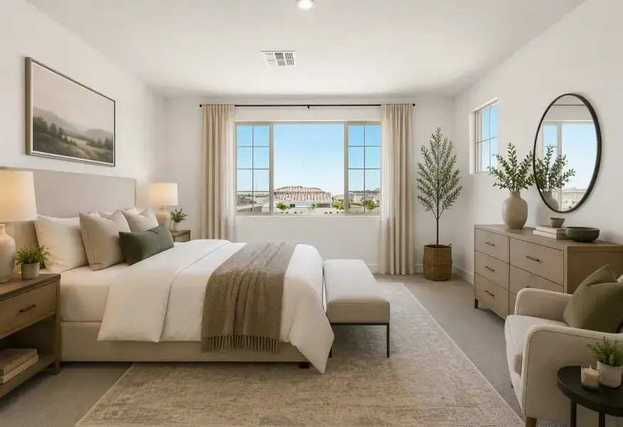 Primary Bedroom Virtually Staged - 9 of 12