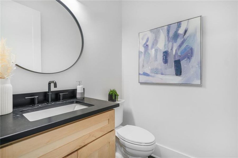 Furnished interior view inside a new home in , Atlanta (Image 12).