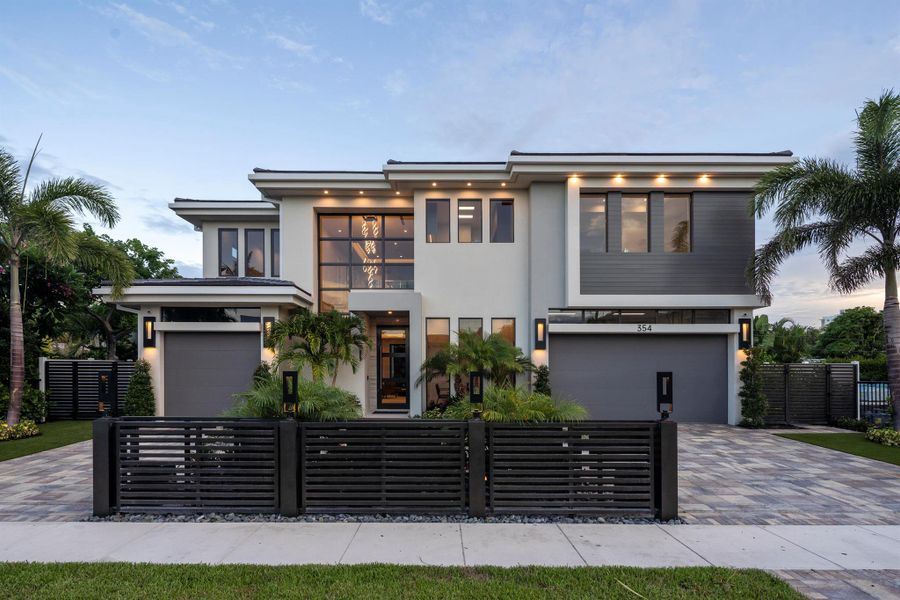 Front exterior of a new home in , Boca Raton, FL, highlighting curb appeal (Image 21). Front exterior of a new home in , Boca Raton, FL, highlighting curb appeal (Image 21).
