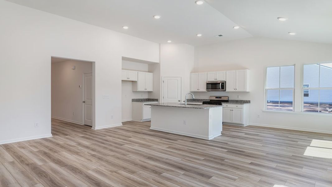 Representative unfurnished interior of a home built from the Easton by DRB Homes in Chestnut Farms, Longs (Image 19). Representative unfurnished interior of a home built from the Easton by DRB Homes in Chestnut Farms, Longs (Image 19).