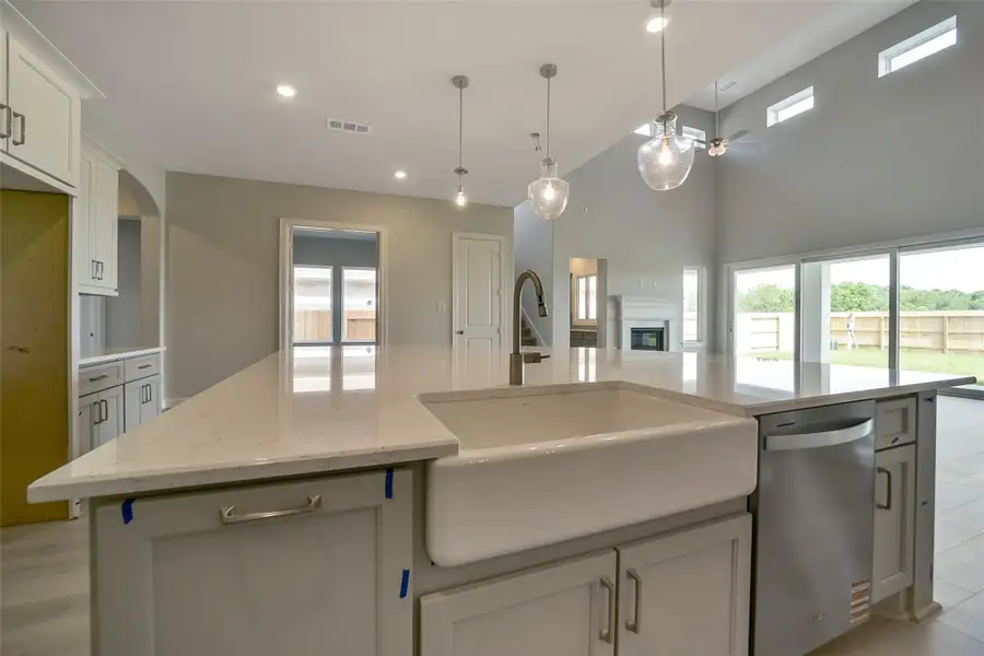 Furnished interior view inside a new home in Del Bello Lakes 60', Manvel (Image 4). Furnished interior view inside a new home in Del Bello Lakes 60', Manvel (Image 4).