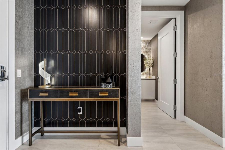 Furnished interior view inside a new home in , Sarasota (Image 41).