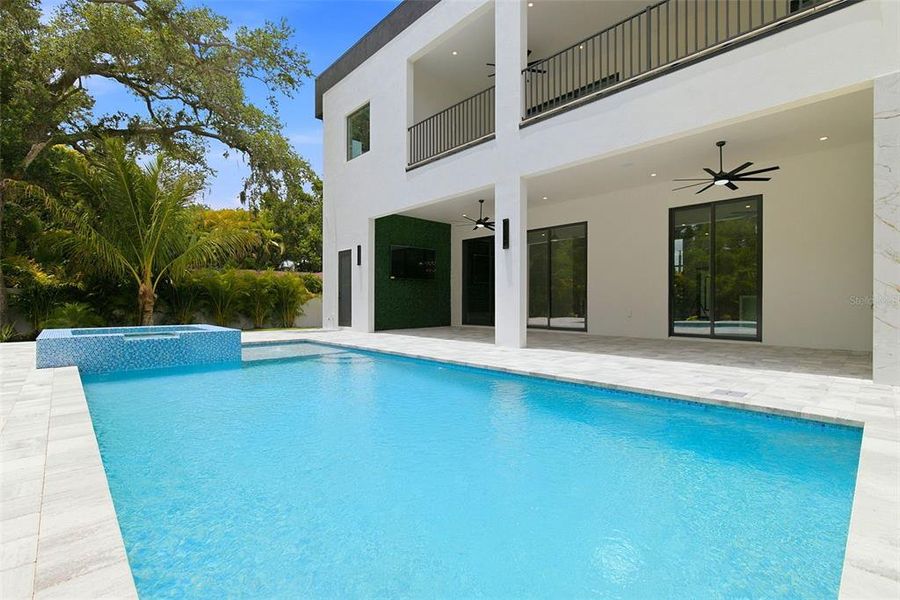 Exterior details and patio area of a home in , Sarasota (Image 28).