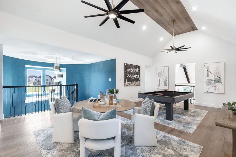 Representative Game Room - some options shown