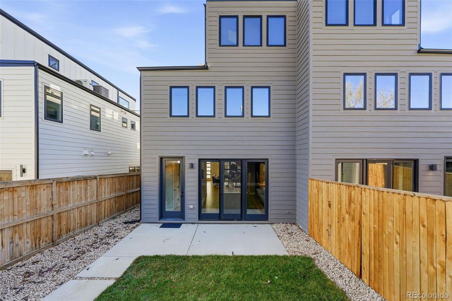 Exterior details and patio area of a home in , Denver (Image 30). Exterior details and patio area of a home in , Denver (Image 30).