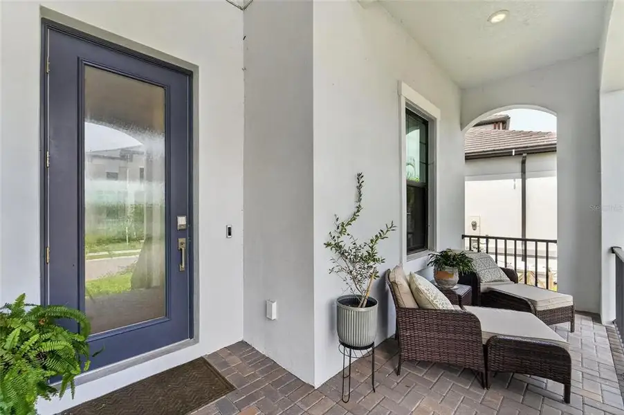 Exterior details and patio area of a home in SouthShore Yacht Club, Ruskin (Image 32).