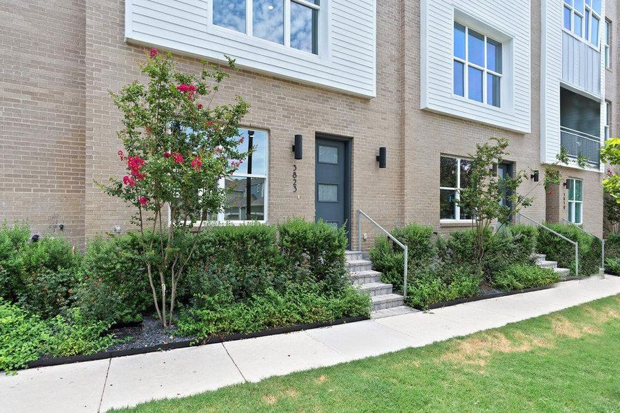 Exterior details and patio area of a home in , Austin (Image 2). Exterior details and patio area of a home in , Austin (Image 2).
