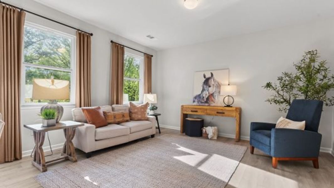 Representative furnished interior of a home built from the Rutherford by Piedmont Residential in Owen Preserve, Canton (Image 8). Representative furnished interior of a home built from the Rutherford by Piedmont Residential in Owen Preserve, Canton (Image 8).