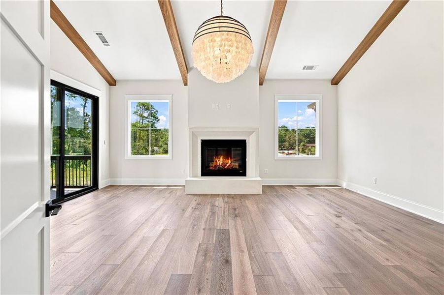 Spacious, unfurnished interior of a new home in , Milton (Image 48).