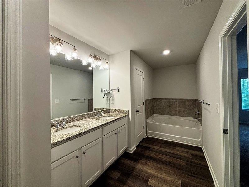 Furnished interior view inside a new home in Bryson Lake, Douglasville (Image 25).