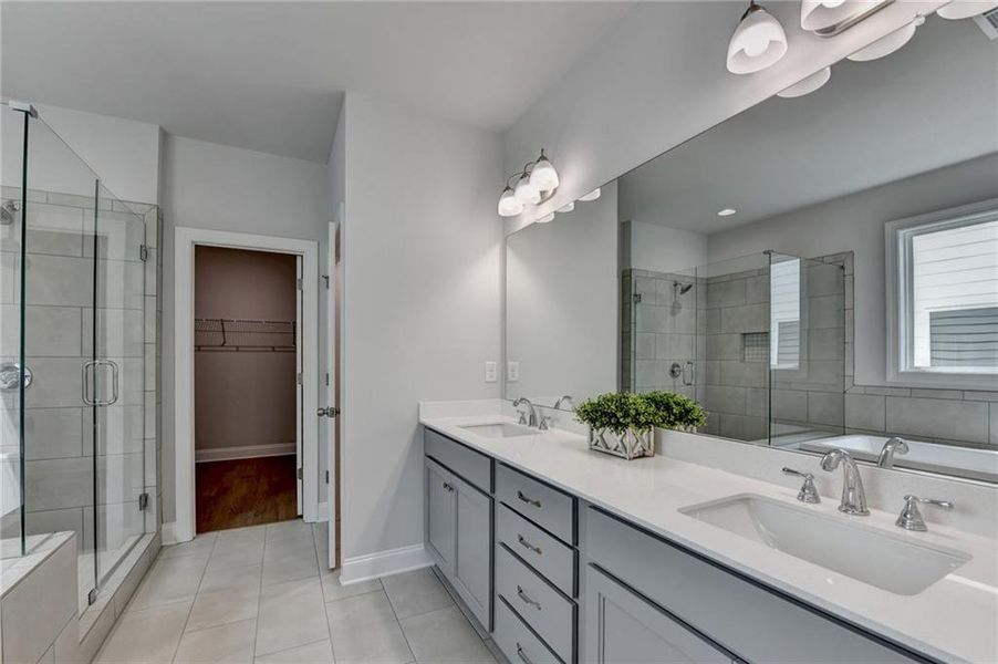 Furnished interior view inside a new home in , Suwanee (Image 13).