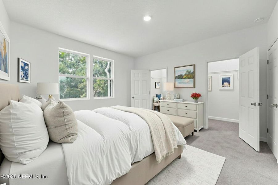 Furnished interior view inside a new home in , Jacksonville (Image 10).