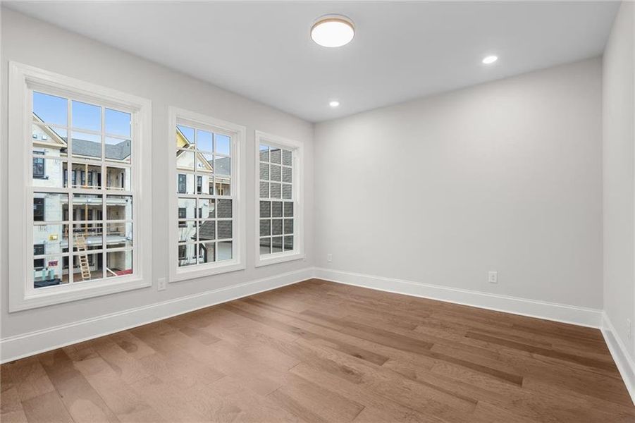 Spacious, unfurnished interior of a new home in Waterside Single Family, Peachtree Corners (Image 27). Spacious, unfurnished interior of a new home in Waterside Single Family, Peachtree Corners (Image 27).