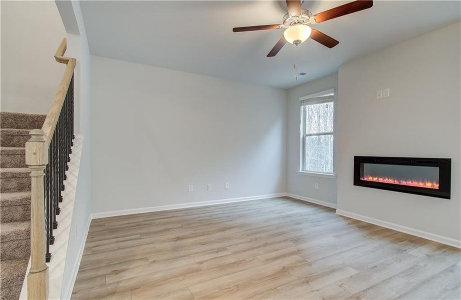 Spacious, unfurnished interior of a new home in Cedar Grove Commons, Conley (Image 12). Spacious, unfurnished interior of a new home in Cedar Grove Commons, Conley (Image 12).