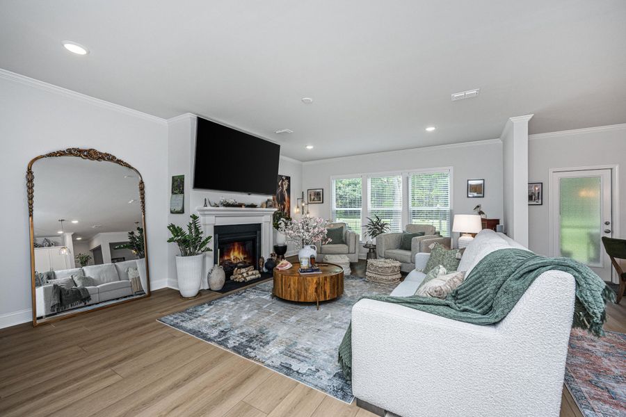 Furnished interior view inside a new home in Sea Island Preserve, Johns Island (Image 33).