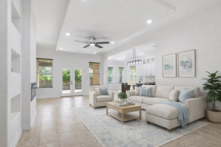 Furnished interior view inside a new home in , Arcola (Image 9).