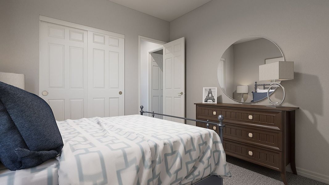 Representative furnished interior of a home built from the Iris Plan 60-1 by Tri Pointe Homes in Navarre at Abel Ranch, Goodyear (Image 20).