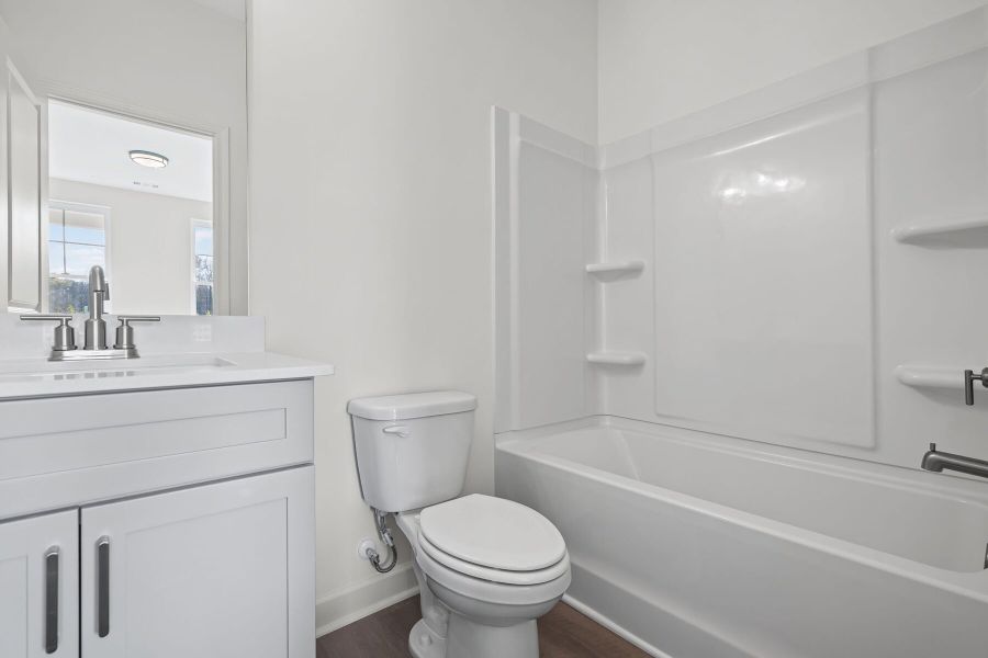 Furnished interior view inside a new home in The Village at River Green, Canton (Image 6).