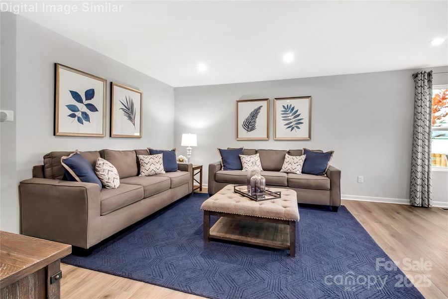 Furnished interior view inside a new home in , Kannapolis (Image 16).