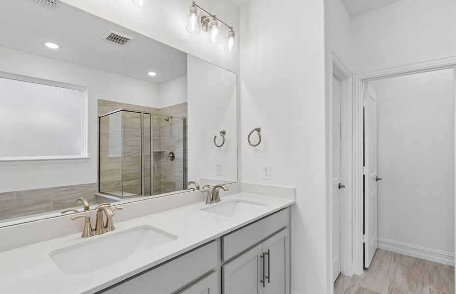 Furnished interior view inside a new home in Pinnacle at Legacy Hills, Celina (Image 9). Furnished interior view inside a new home in Pinnacle at Legacy Hills, Celina (Image 9).