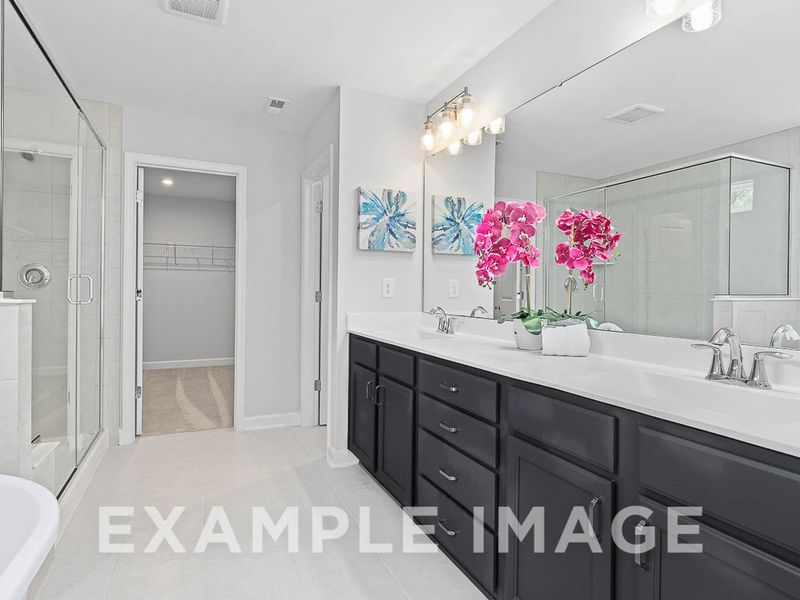 Representative furnished interior of a home built from the The Chestnut by Davidson Homes LLC in Wendell Ridge, Wendell (Image 31).