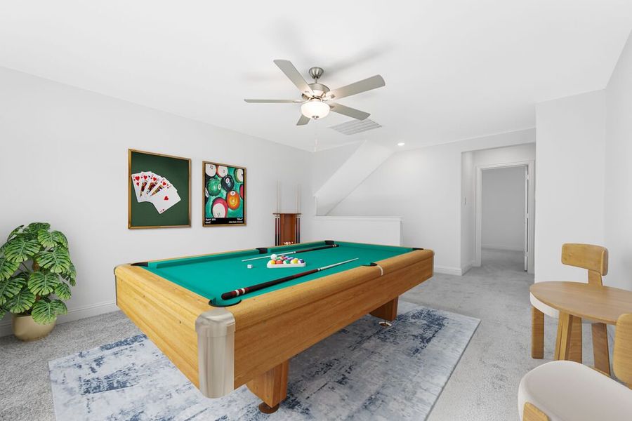 Furnished interior view inside a new home in Madero 50s, Fort Worth (Image 6).