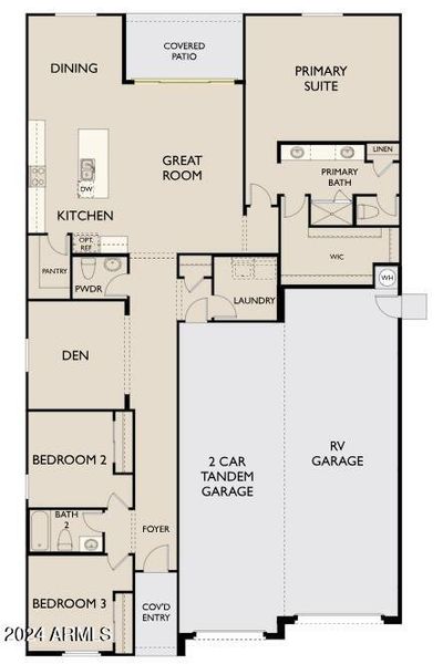 Tobiano- Lot 498- Ruby RV Floor Plan