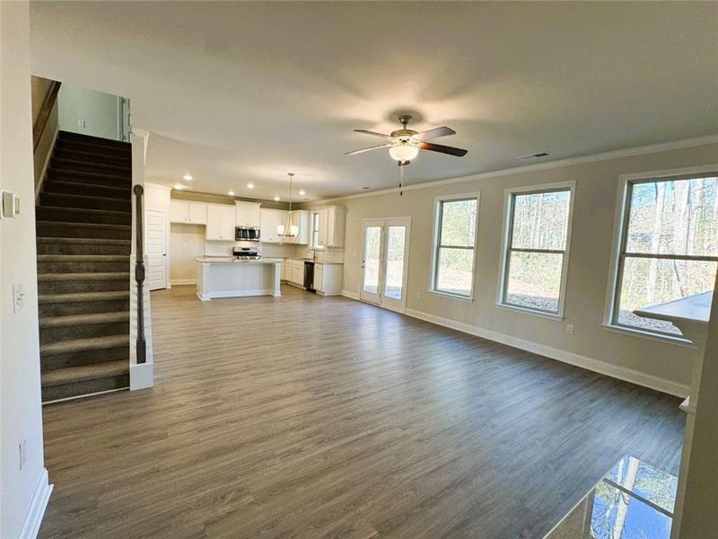 Spacious, unfurnished interior of a new home in Paces Estates, Lithia Springs (Image 22). Spacious, unfurnished interior of a new home in Paces Estates, Lithia Springs (Image 22).