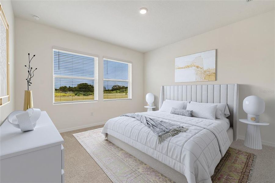 Furnished interior view inside a new home in Waterset Townhomes, Apollo Beach (Image 12).