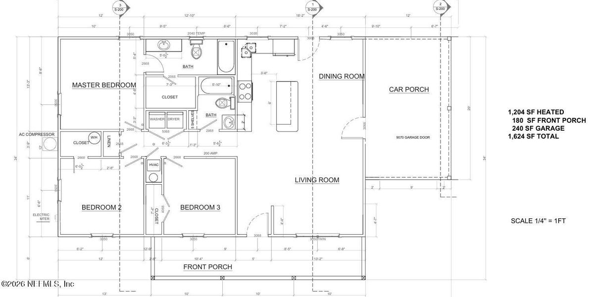 2D floor plan layout of this home in , Yulee, FL (Image 4). 2D floor plan layout of this home in , Yulee, FL (Image 4).