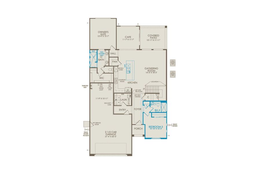 2D floor plan layout of this home in Upper Canyon, Phoenix, AZ (Image 3). 2D floor plan layout of this home in Upper Canyon, Phoenix, AZ (Image 3).