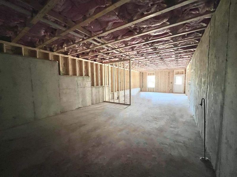 Basement Construction Progress