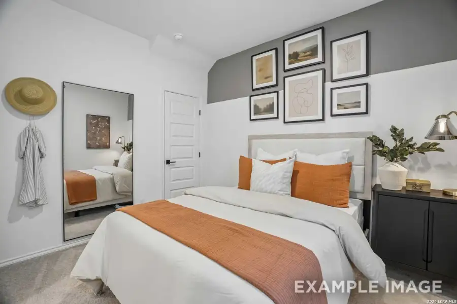 Furnished interior view inside a new home in Mesa Vista, San Antonio (Image 25).