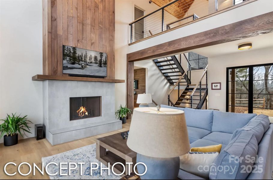Furnished interior view inside a new home in , Black Mountain (Image 12).