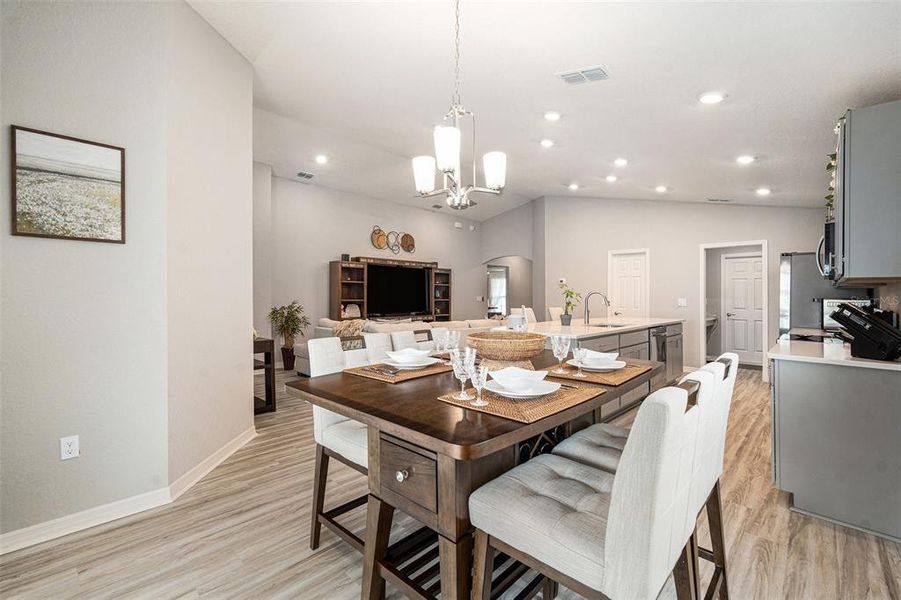 Furnished interior view inside a new home in , Zephyrhills (Image 9).
