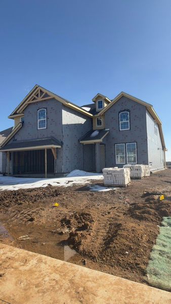In-progress construction of a new home in Liberty Pointe, Gainesville, TX (Image 7).